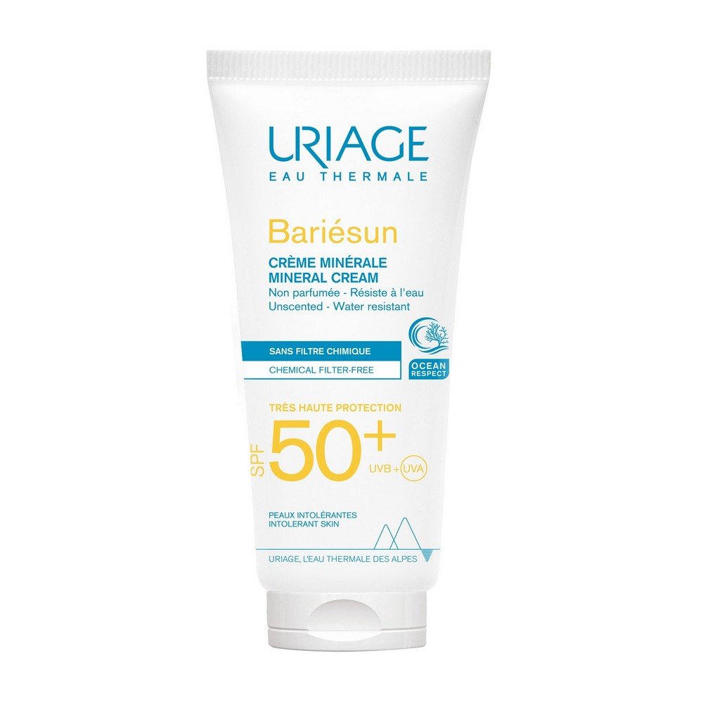 Мінеральний сонцезахисний крем Uriage Bariesun Mineral Cream SPF 50+ 100 мл - основне фото