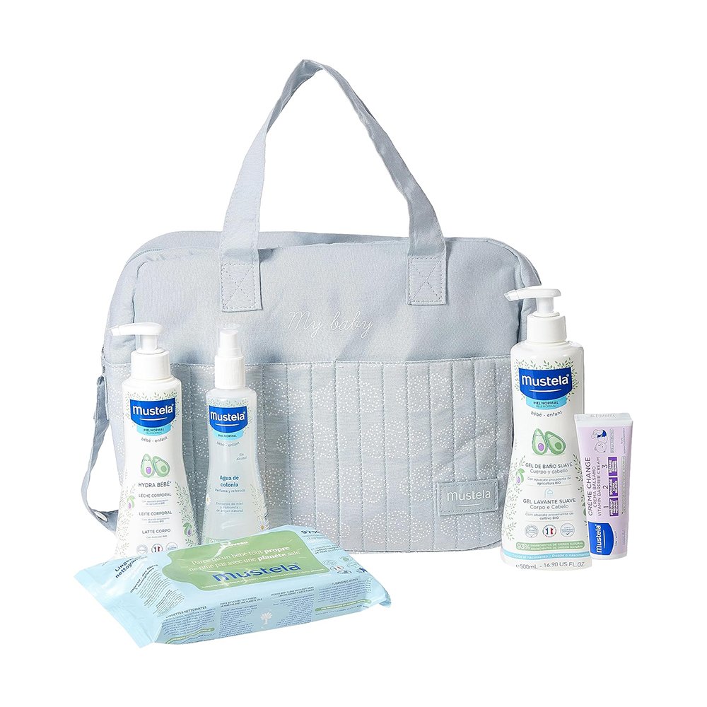 Серый набор для ребёнка Mustela Stroller Bag Limited Edition Color Gray - основное фото