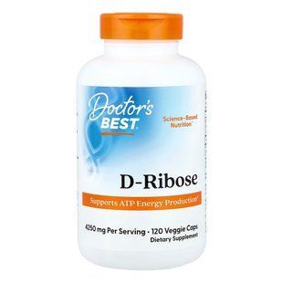 D-рибоза Doctor's Best D-Ribose With BioEnergy Ribose 120 шт - основне фото