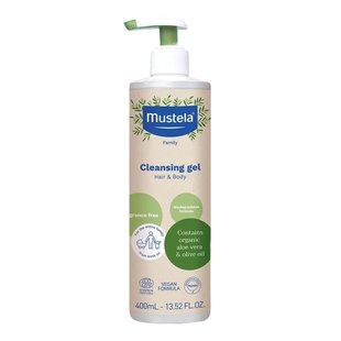 Детский очищающий гель Mustela Certified Organic Cleansing Gel Body & Hair 400 мл - основное фото