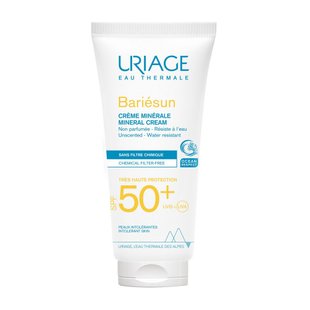 Минеральный солнцезащитный крем Uriage Bariesun Mineral Cream SPF 50+ 100 мл - основное фото