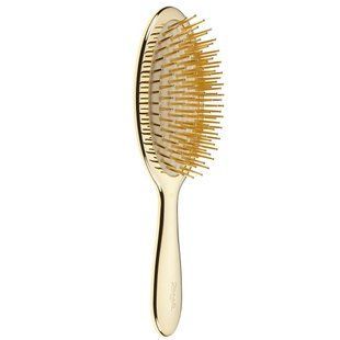 Овальна щітка для волосся золото Janeke Air-cushioned Brush with Gold Pins AUSP22G - основне фото