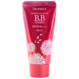 Питательный BB крем с экстрактами белых цветов DEOPROCE White Flower BB Cream SPF 35 PA+++ (#23) 30 г - основное фото