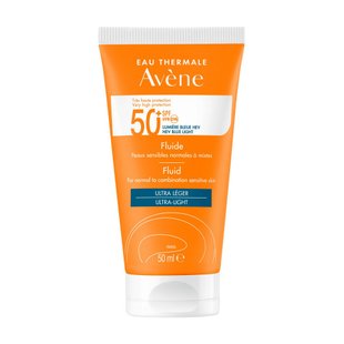 Сонцезахисний флюїд Avene Eau Thermale Ultra-Light Fluid SPF 50+ 50 мл - основне фото