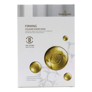 Тканевая маска для лица на основе морского коллагена BeauuGreen Firming Collagen Essence Mask 23 г - основное фото