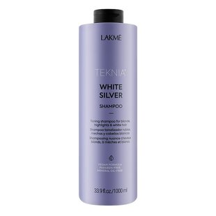 Тонирующий шампунь Lakme Teknia White Silver Shampoo 1000 мл - основное фото