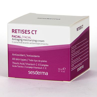 Антивіковий зволожувальний крем проти зморщок Sesderma Retises CT Antiaging Moisturizing Cream 50 мл - основне фото