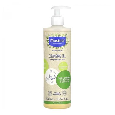 Детский очищающий гель Mustela Certified Organic Cleansing Gel Body & Hair 400 мл - основное фото