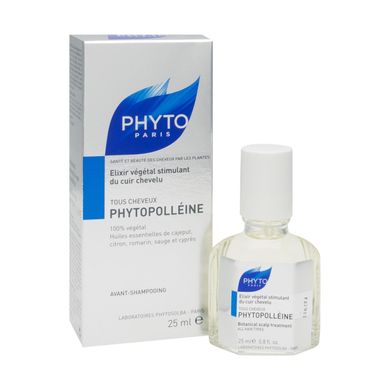 Концентрат для шкіри голови з ефірними оліями PHYTO Phytopolleine Elixir Vegetal Stimulant Du Cuir Chevelu 25 мл - основне фото
