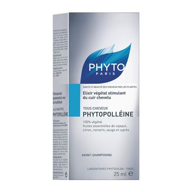 Концентрат для шкіри голови з ефірними оліями PHYTO Phytopolleine Elixir Vegetal Stimulant Du Cuir Chevelu 25 мл - основне фото