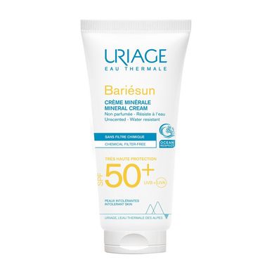 Минеральный солнцезащитный крем Uriage Bariesun Mineral Cream SPF 50+ 100 мл - основное фото