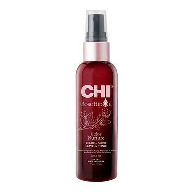 Несмываемый спрей для волос с маслом шиповника и кератином CHI Rose Hip Oil Repair & Shine Leave-In Tonic 118 мл - основное фото