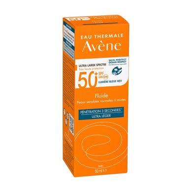 Сонцезахисний флюїд Avene Eau Thermale Ultra-Light Fluid SPF 50+ 50 мл - основне фото