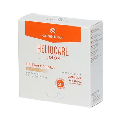 Светлая крем-пудра Cantabria Labs Heliocare Color Compact Oil-Free SPF 50 Sunscreen Fair 10 г - основное фото