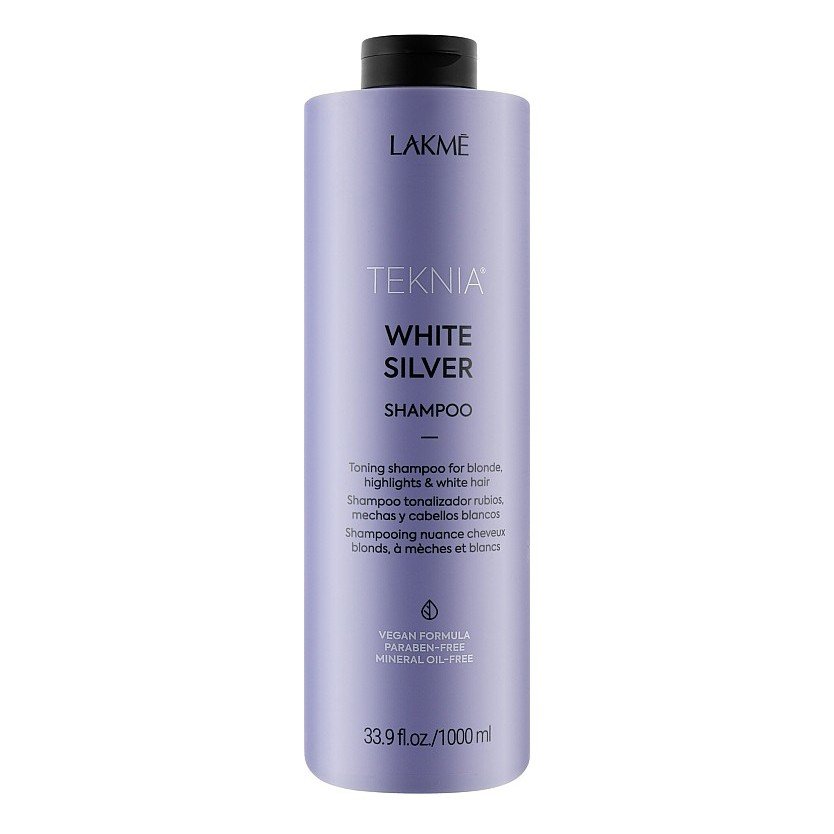 Тонирующий шампунь Lakme Teknia White Silver Shampoo 1000 мл - основное фото