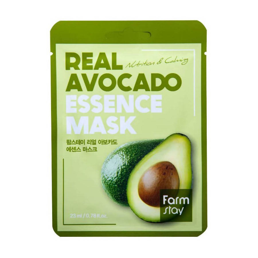 Увлажняющая тканевая маска с экстрактом авокадо Farm Stay Real Avocado Essence Mask 23 мл - основное фото