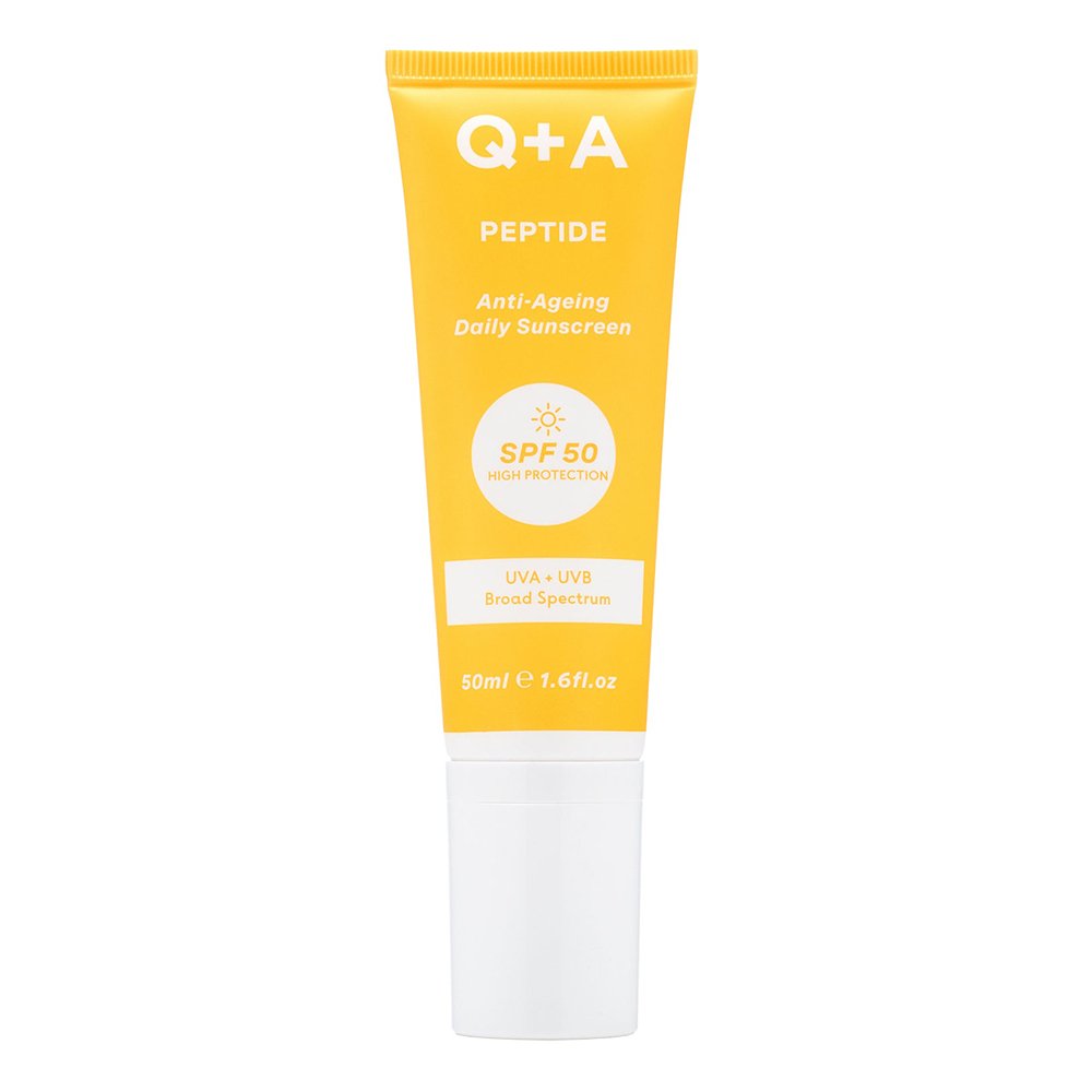 Антивозрастной солнцезащитный крем для лица Q+A Peptide Anti-Ageing Daily Sunscreen SPF 50 50 мл - основное фото
