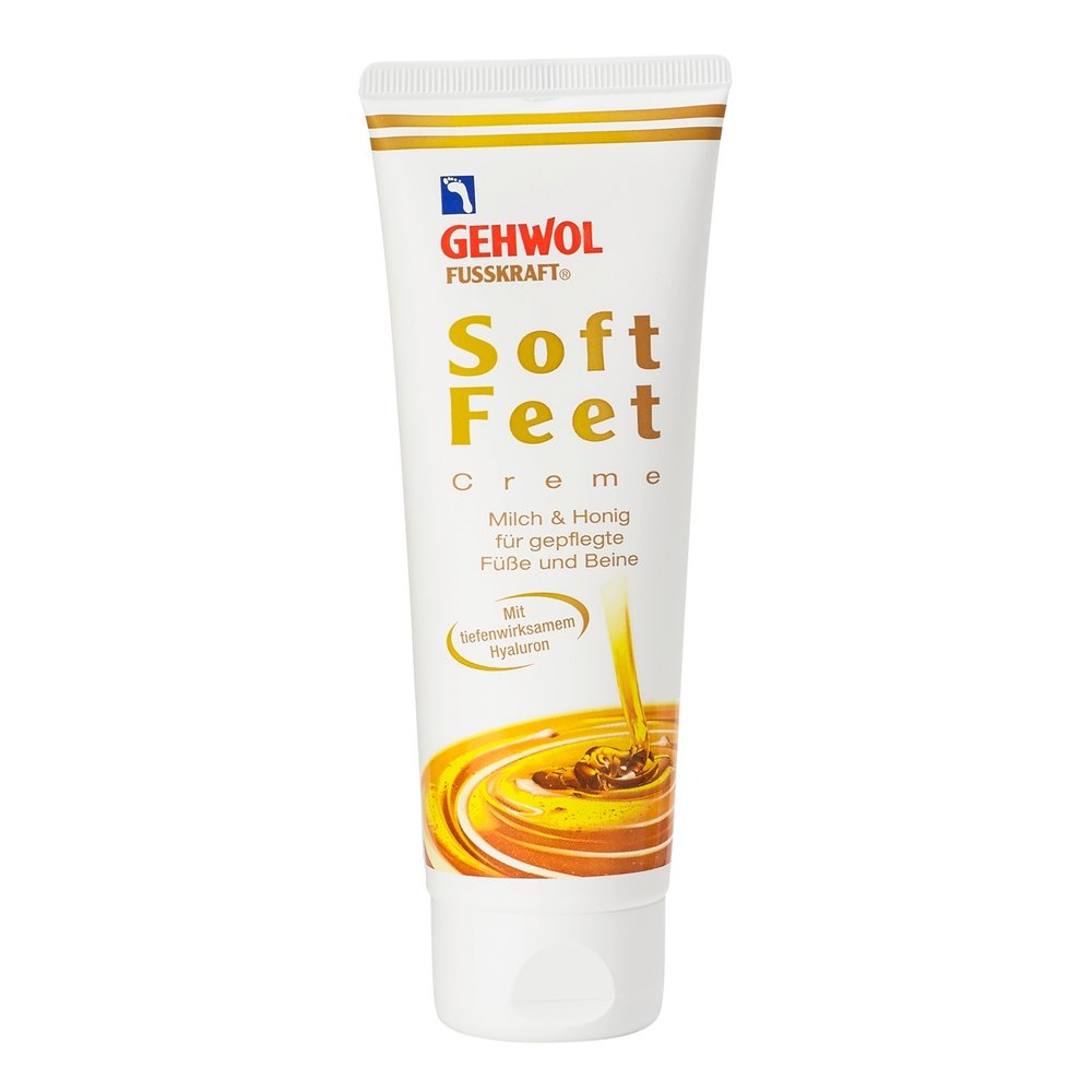 Шёлковый крем «Молоко и мёд» с гиалуроновой кислотой Gehwol Fusskraft Soft Feet Creme 125 мл - основное фото