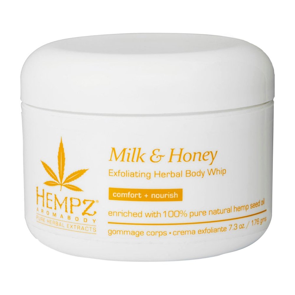 Скраб для тела «Молоко и мёд» HEMPZ Milk & Honey Herbal Body Exfoliating Whip 215 г - основное фото