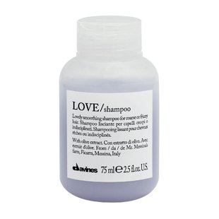 Разглаживающий завиток шампунь Davines Essential Haircare Love Lovely Smoothing Shampoo 75 мл - основное фото