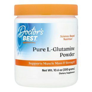L-глутамін у порошку Doctor's Best Pure L-Glutamine Powder 300 г - основне фото