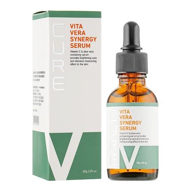 Осветляющая сыворотка с витамином С и алоэ Kim Jeong Moon Aloe Cure Vita Vera Synergy Serum 30 мл - основное фото