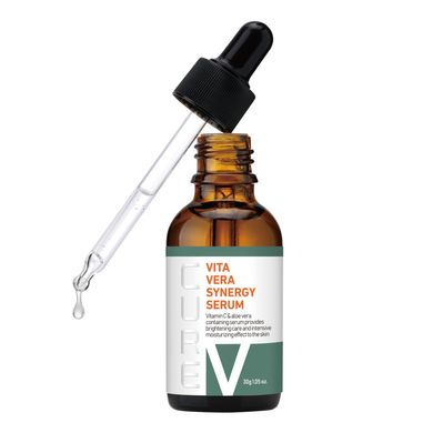 Освітлювальна сироватка з вітаміном С і алое Kim Jeong Moon Aloe Cure Vita Vera Synergy Serum 30 мл - основне фото