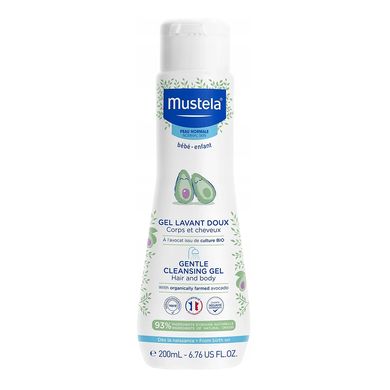 Детский очищающий гель Mustela Gel Limpiador Suave con Aguacate 200 мл - основное фото