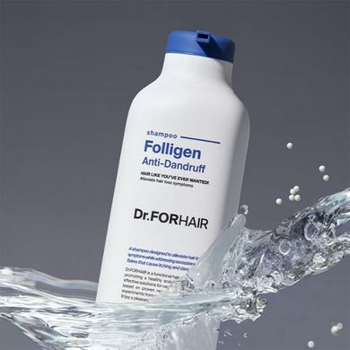 Шампунь проти лупи для ослабленого волосся Dr. FORHAIR Folligen Anti-Dandruff Shampoo 500 мл - основне фото