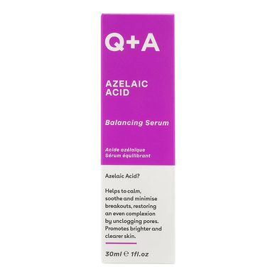 Сироватка для обличчя з азелаїновою кислотою Q+A Azelaic Acid Balancing Serum 30 мл - основне фото