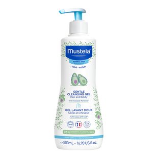 Детский очищающий гель Mustela Gel Limpiador Suave con Aguacate 500 мл - основное фото