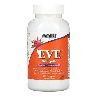 Добавка для жіночого здоров'я Now Foods EVE 180 шт - основне фото