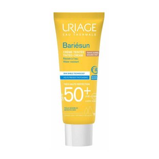 Солнцезащитный тональный крем Золотистый Uriage Bariesun Tinted Cream SPF 50+ Golden 50 мл - основное фото