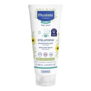 Зволожувальний дитячий бальзам для тіла Mustela Bebe-Enfant Stelatopia Emollient Balm 200 мл - основне фото
