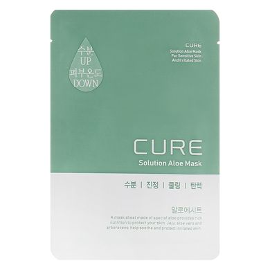 Маска з екстрактом алое та олією чайного дерева Kim Jeong Moon Cure Tea Tree Calming Aloe Mask 25 мл - основне фото