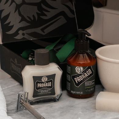 Набір для догляду за короткою бородою &laquo;Кипарис і Ветивер&raquo; Proraso Special Beard Care Set For New Or Short Beards Cypress & Vetyver - основне фото