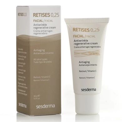 Регенерувальний крем проти зморщок із 0,25% ретинолу Sesderma Retises Antiwrinkle Regenerative Cream 0,25% 30 мл - основне фото