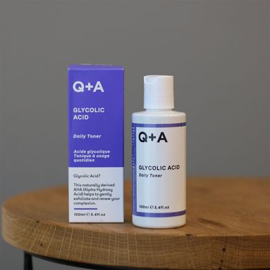 Тонер для лица с гликолевой кислотой Q+A Glycolic Acid Daily Toner 100 мл - основное фото