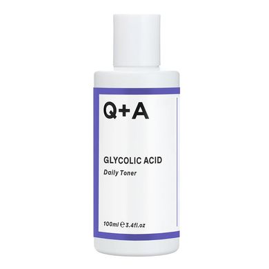 Тонер для обличчя з гліколевою кислотою Q+A Glycolic Acid Daily Toner 100 мл - основне фото