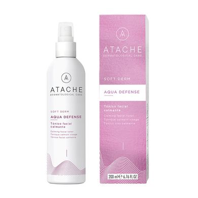 Зволожувальний та заспокійливий активний лосьйон Atache Soft Derm Aqua Defense Calming Facial Toner 200 мл - основне фото