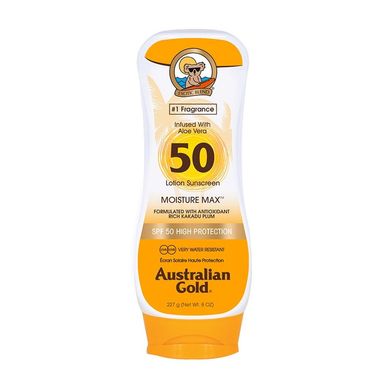 Водостійкий сонцезахисний лосьйон Australian Gold Lotion Sunscreen SPF 50 237 мл - основне фото