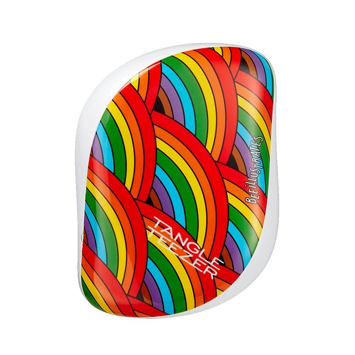 Щітка з кришкою Tangle Teezer Compact Styler Rainbow Galore - основне фото