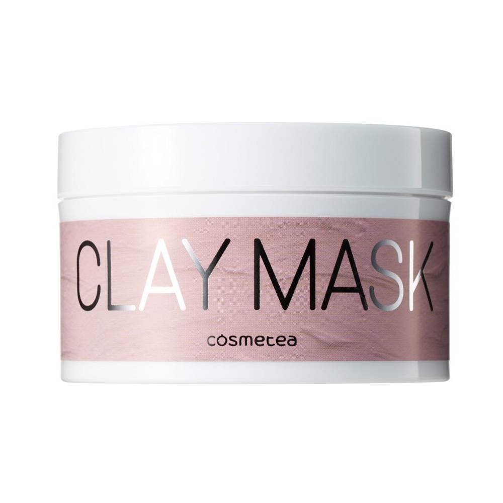 Глиняная маска-детокс с экстрактом чёрного чая Cosmetea Black Tea Pink Clay Mask 200 мл - основное фото