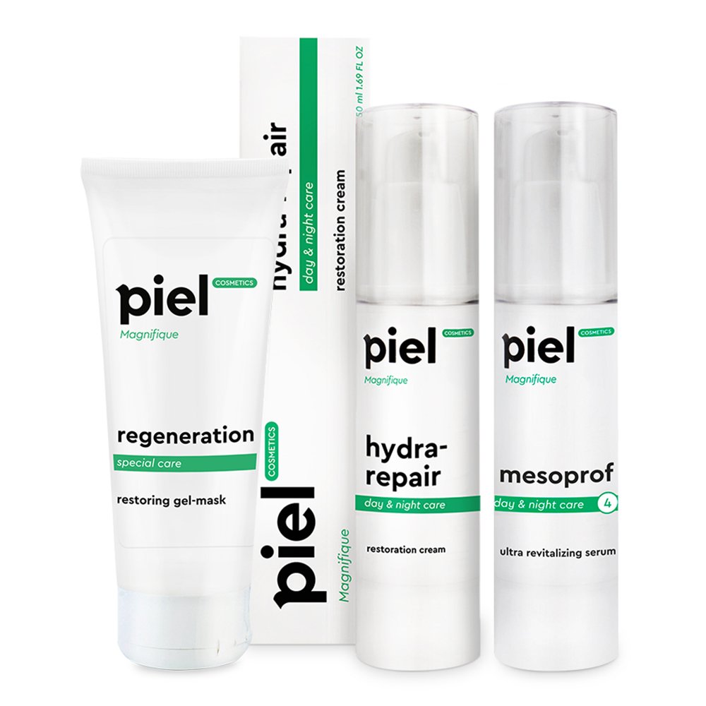 Ревитализирующий набор «Увлажнение и восстановление» для тусклой кожи Piel Cosmetics Magnifique Complex: Hydration And Recovery For Dull Skin - основное фото