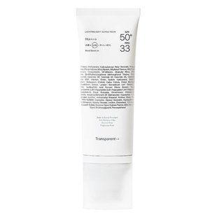 Сонцезахисний крем Transparent Lab Lightweight Sunscreen SPF 50+ 100 мл - основне фото