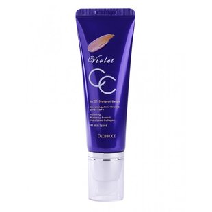 CC крем DEOPROCE Violet CC Cream SPF 49 PA++ (#21) 50 г - основное фото