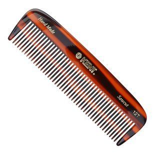 Карманный гребень для волос Kent Brushes Handmade Pocket Comb Thick Hair 139 мм - основное фото