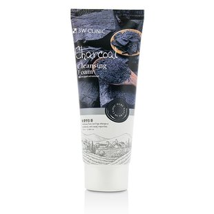 Пенка для умывания с экстрактом древесного угля 3W CLINIC Cleansing Foam Charcoal 100 мл - основное фото