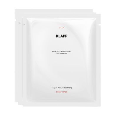 Маска для лица Klapp Balance Hyaluronic Multi Level Performance Triple Action Moisture Sheet Mask 3 шт - основное фото
