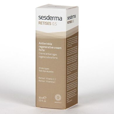 Регенерувальний крем проти зморщок із 0,5% ретинолу Sesderma Retises Antiwrinkle Regenerative Cream 0,5% 30 мл - основне фото